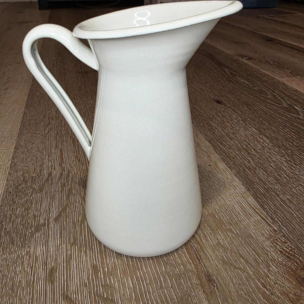 IKEA Cream Ceramic Pitcher